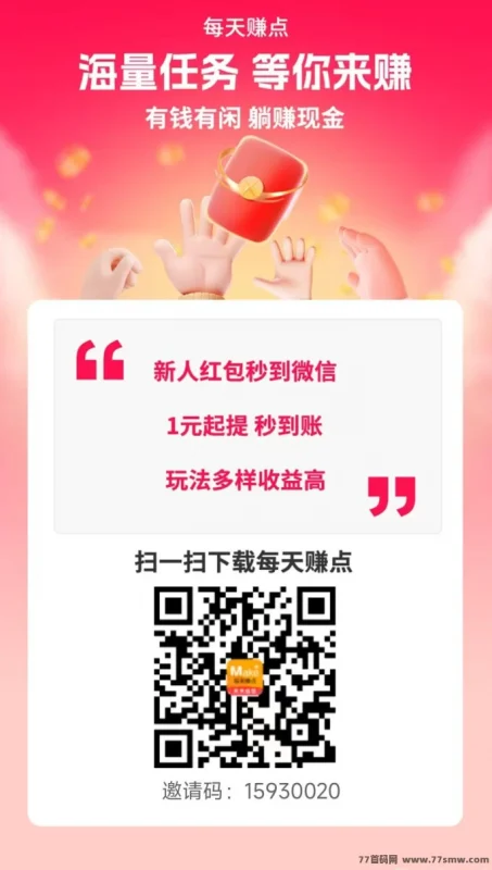 热文每天赚点APP：零投入做简单任务，每天轻松赚100起，多劳多得长期稳定！-创客网