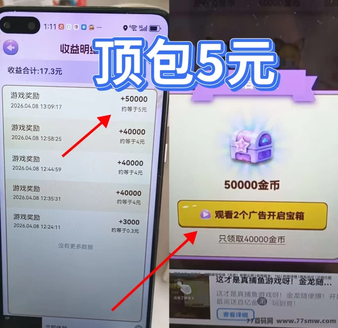 最新尚玩甜品今日爆款！刚上线金币狂飙，顶包5圆-创客网