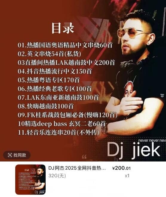 DJ阿杰2025全网抖音热播车载DJ精选音乐-创客网络