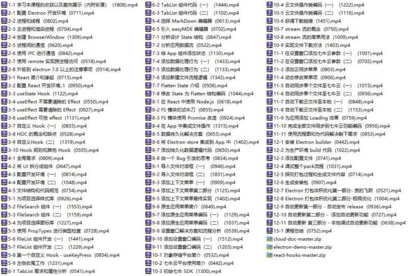 Electron+React+七牛云实战跨平台桌面应用-创客网络