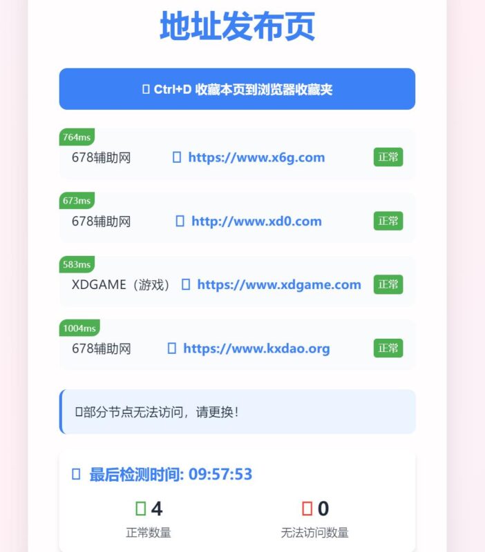 全新UI自适应网址发布页源码单html页面-创客网络
