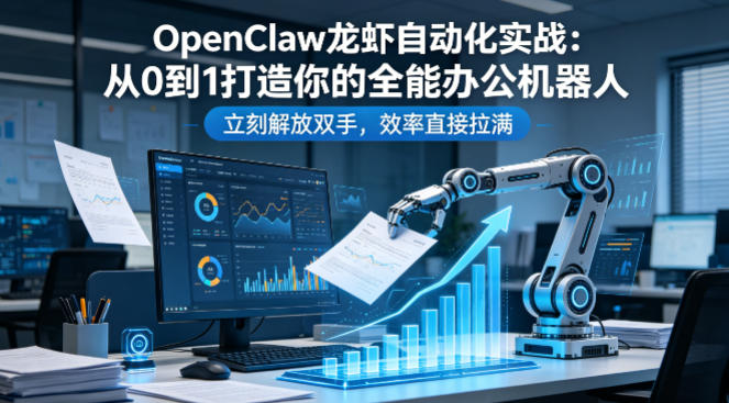 OpenClaw龙虾自动化实战:从0到1打造全能机器人-创客网络