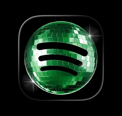 Spotify 测试迪斯科球新图标！移动端品牌入口强化音乐派对感-创客网络