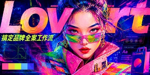 Lovart 推出品牌全案!小品牌视觉字体样机导出 PSD 后能修改-创客网络