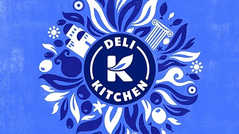JDO 重塑 Deli Kitchen 品牌视觉,以火焰与放射插画重写包装表达-创客网络